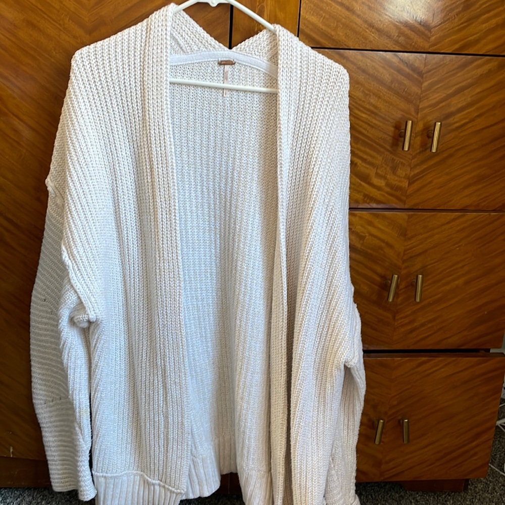 Oversized free people cardigan